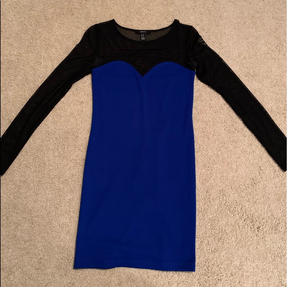 Blue/Black Dress